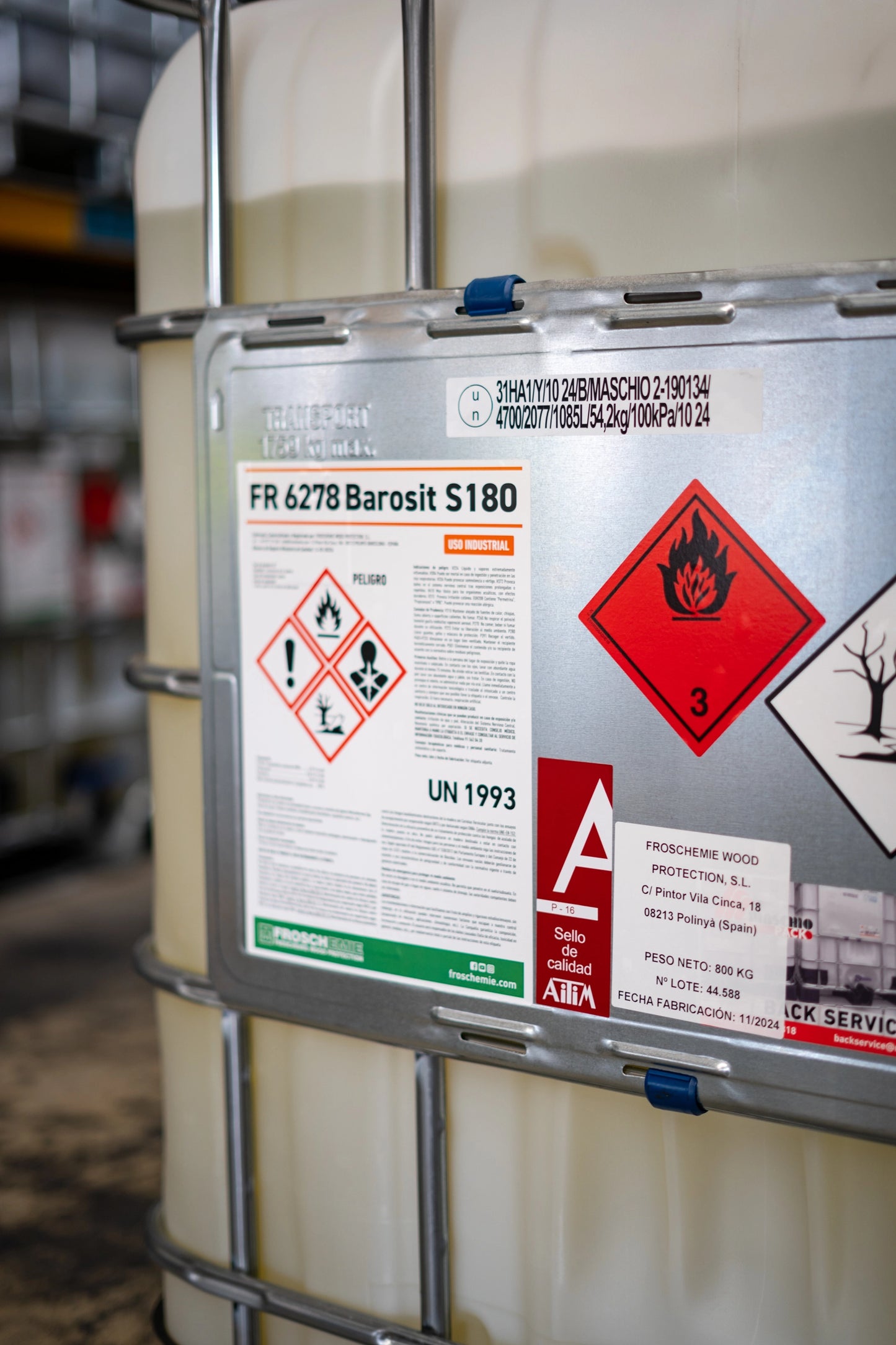 Barosit S180 (FR 6278): Protector insecticida-fungicida en base disolvente