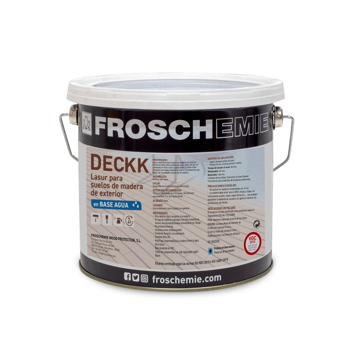 Deckk: Lasur para suelos de madera exterior