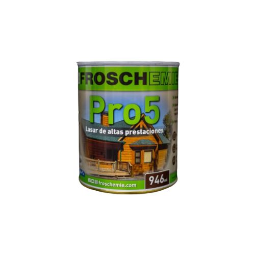 Pro 5 (FR 6303): Lasur para madera de uso interior y exterior (acabado satinado)