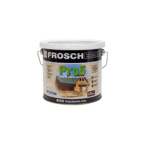 Pro 5 (FR 6303): Lasur para madera de uso interior y exterior (acabado satinado)