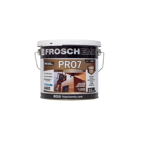 Pro 7 (FR 6324): Lasur decorativo de altas prestaciones para madera
