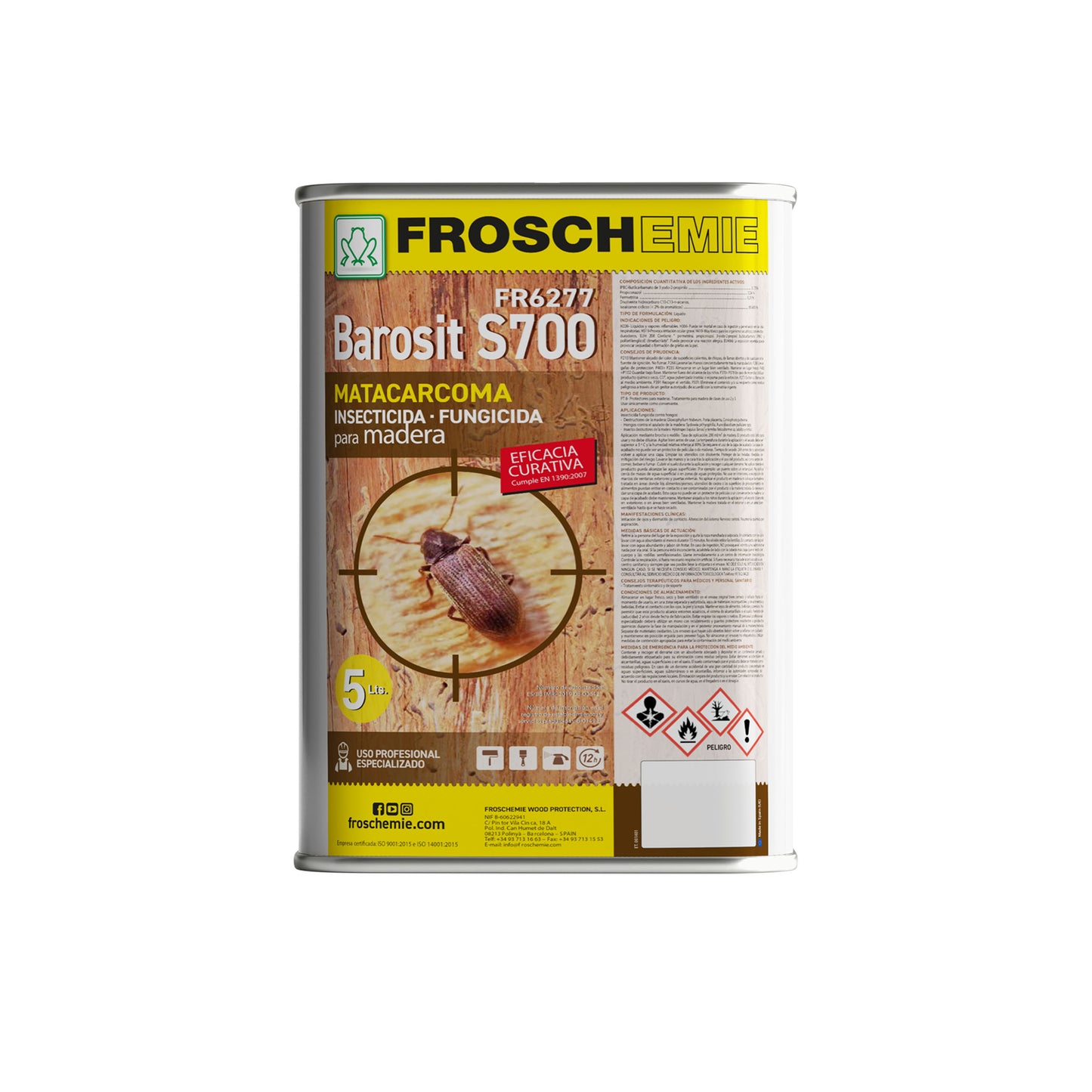 Barosit S700: Matacarcoma para madera en base disolvente