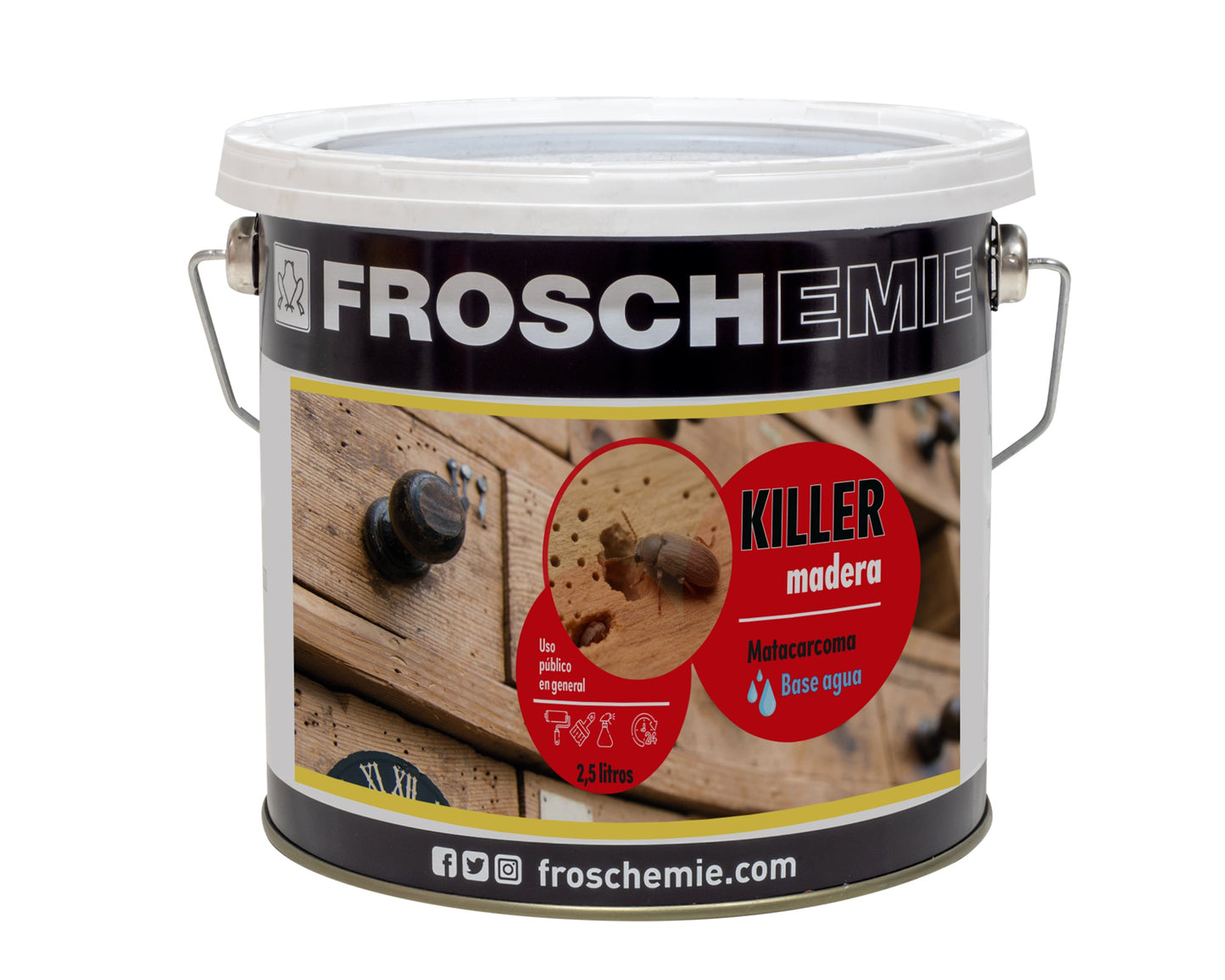 Killer Madera: Matacarcoma para madera base acuosa