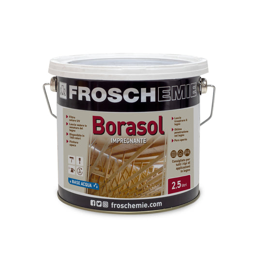 Borasol: Fondo impregnante a color para madera