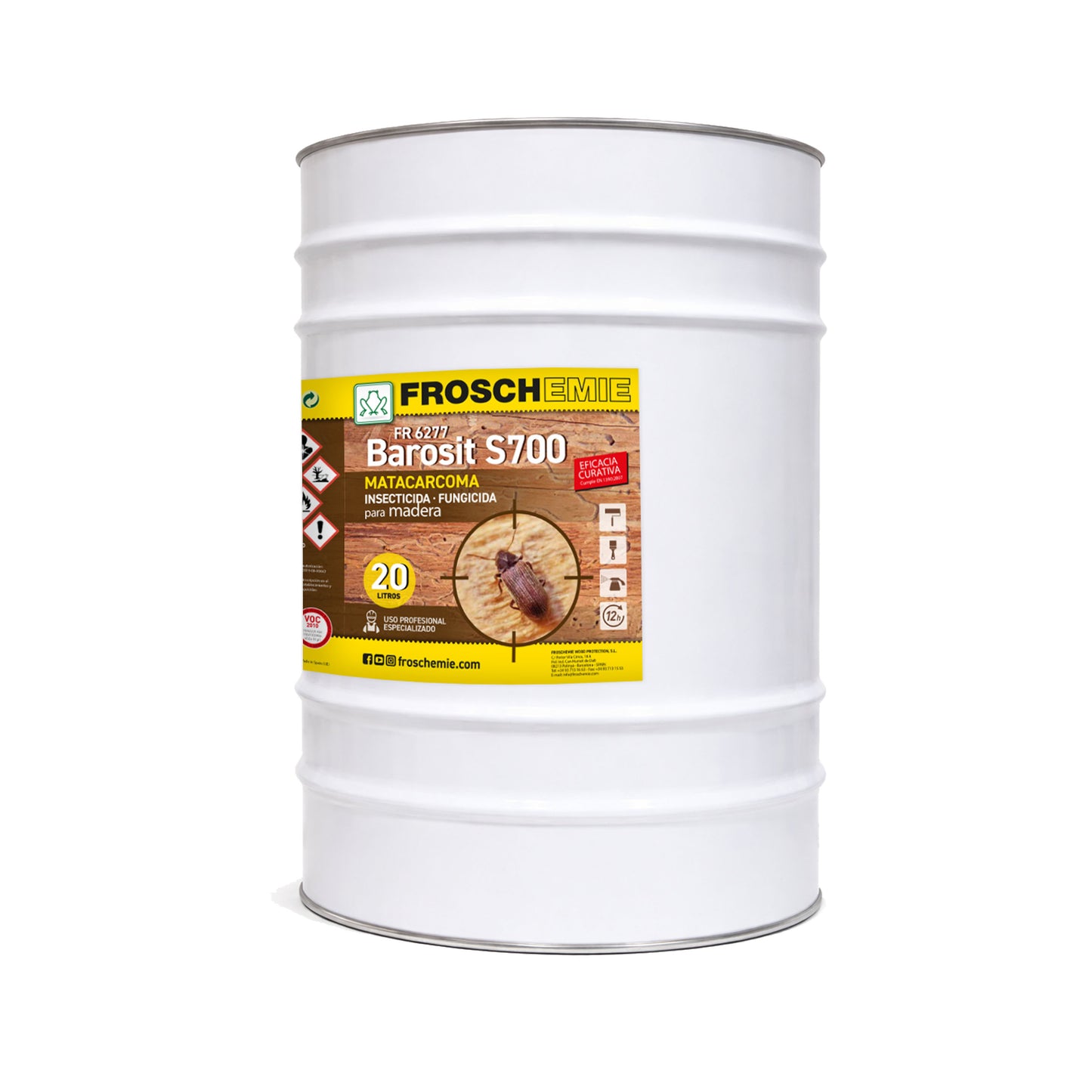 Barosit S700: Matacarcoma para madera en base disolvente