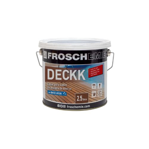 Deckk: Lasur para suelos de madera exterior