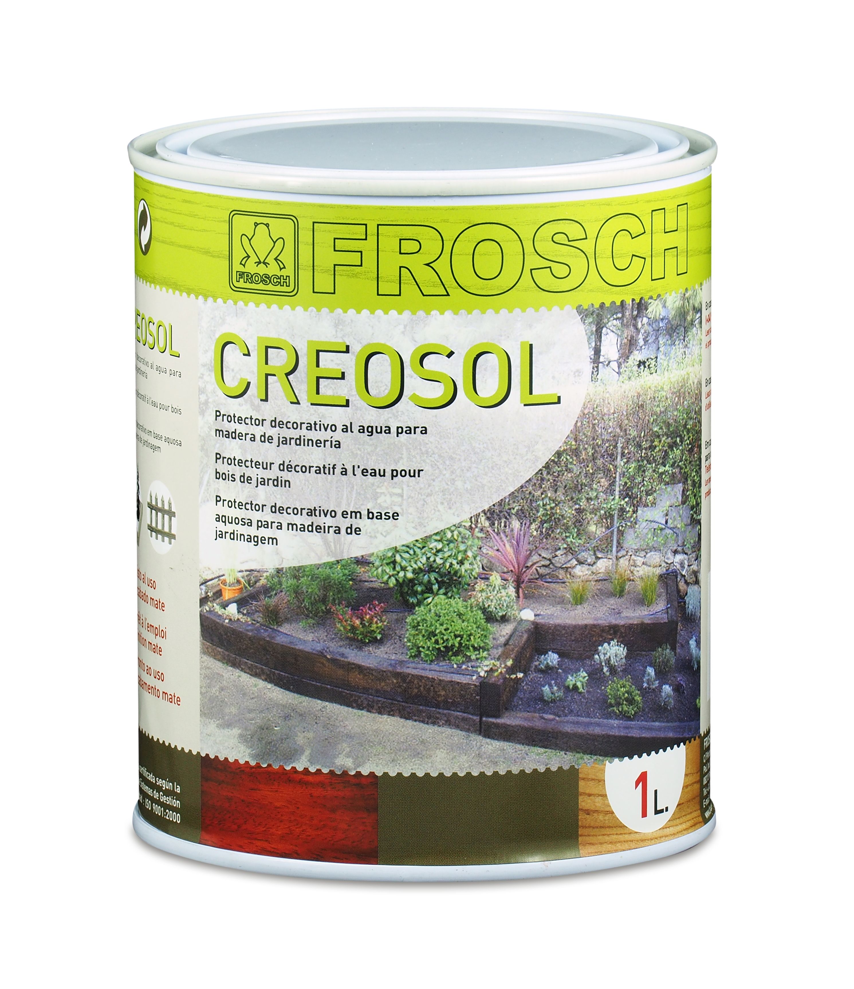 Ponte de pie en su lugar genéticamente Repeler Creosol (FR 6328): Lasur decorativo para la madera del jardín